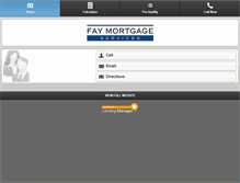 Tablet Screenshot of faymortgage.com